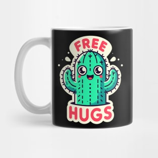 Happy Free Hugs Prickly Cactus Mug